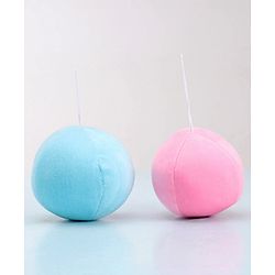 Babyhug Soft Smiley Balls Set of 7|Colorful Plush Balls for Toddlers|Boosts Sensory, Motor & Social Skills|Safe & Interactive|Learning Through Play|BIS|Ideal Gift|2+ Months|Multicolor