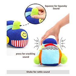 Babyhug Activity Soft Toy Train Multicolour - Length 46 cm
