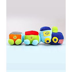 Babyhug Activity Soft Toy Train Multicolour - Length 46 cm