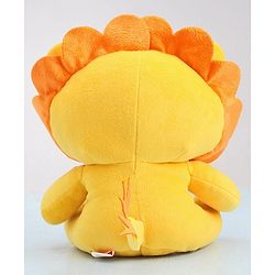 Babyhug Soft Lion Plush Toy with Adorable Mane and Green Bow Tie|Super Soft Cuddle Buddy for Snuggles, Sensory & Emotional Development |Lightweight, Travel-Friendly|2+ Years|BIS|Height-25cm