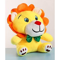 Babyhug Baby Lion Soft Toy Yellow - Height 25 cm