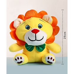 Babyhug Baby Lion Soft Toy Yellow - Height 25 cm