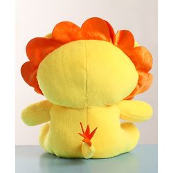 Babyhug Baby Lion Soft Toy Yellow - Height 25 cm