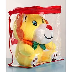 Babyhug Baby Lion Soft Toy Yellow - Height 25 cm