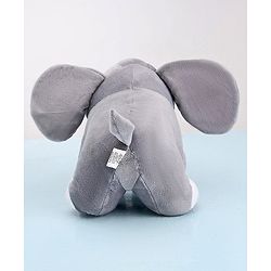 Babyhug Baby Elephant Soft Toy Grey - Height 23 cm