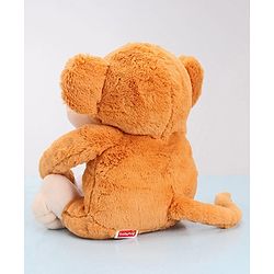 Babyhug Monkey Soft Toy Brown - Height 40 cm