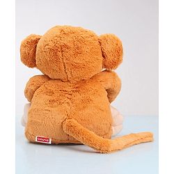 Babyhug Monkey Soft Toy Brown - Height 40 cm