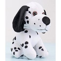 Babyhug Dog Soft Toy Pack of 2 Black Brown - Height 15 cm