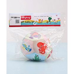 Babyhug Water Animals Themed Soft Ball Multicolor - Height 13 cm