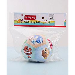 Babyhug Water Animals Themed Soft Ball Multicolor - Height 13 cm