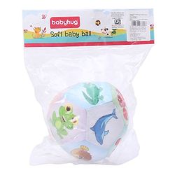 Babyhug Water Animals Themed Soft Ball Multicolor - Height 13 cm