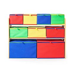 Babyhug 9 Bins Storage Organizer Animal Print - Multicolor