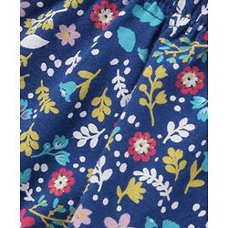 Babyhug Three Fourth Leggings Pack of 2 - Pink Navy Blue