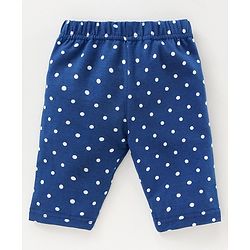 Babyhug Three Fourth Leggings Pack of 2 - Red Navy