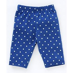 Babyhug Three Fourth Leggings Pack of 2 - Navy Blue Pink