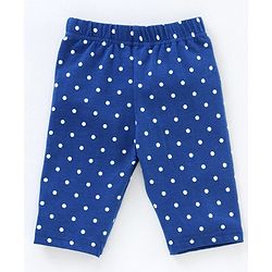 Babyhug Three Fourth Leggings Pack of 2 - Navy Blue Pink