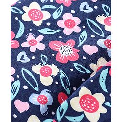 Babyhug Full Length Printed Leggings - Blue