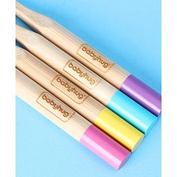 Babyhug Bamboo Toothbrushes Pack of 4 - Multicolor