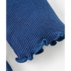Babyhug Winter Wear Full Sleeves Top - Navy Blue