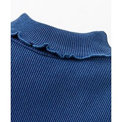 Babyhug Winter Wear Full Sleeves Top - Navy Blue