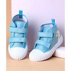 Cute Walk by Babyhug Casual Shoes Unicorn Embroidery - Blue