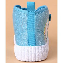 Cute Walk by Babyhug Casual Shoes Unicorn Embroidery - Blue