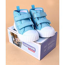 Cute Walk by Babyhug Casual Shoes Unicorn Embroidery - Blue