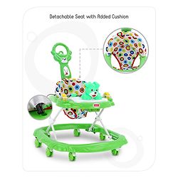 Babyhug Walker Bear Face - Green (Seat Print & Color May Vary)