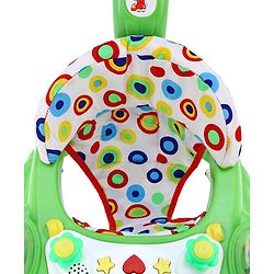 Babyhug Walker Bear Face - Green (Seat Print & Color May Vary)