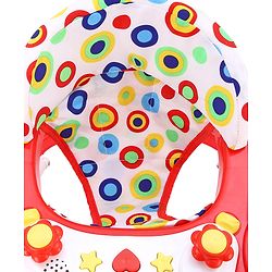 Babyhug Walker Bear Face - Red (Seat Print & Color May Vary)
