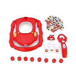 Babyhug Walker Bear Face - Red (Seat Print & Color May Vary)