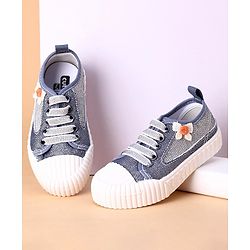 Cute Walk by Babyhug Casual Shoes With Lace - Blue