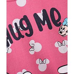 Babyhug Full Sleeves Sweatshirt Minnie Mouse Print - Pink