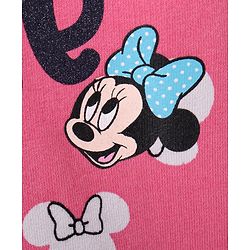 Babyhug Full Sleeves Sweatshirt Minnie Mouse Print - Pink