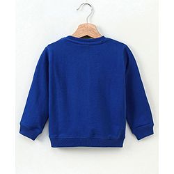 Babyhug Full Sleeve Sweatshirt Frozen Print - Blue