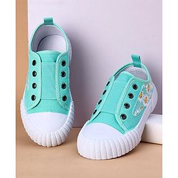 Cute Walk by Babyhug Casual Shoes - Sea Green