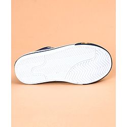 Cute Walk by Babyhug Casual Shoes Dino Print - Yellow Navy