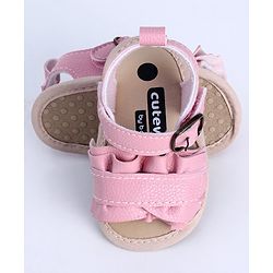 Cute Walk by Babyhug Sandals Style Booties - Pink