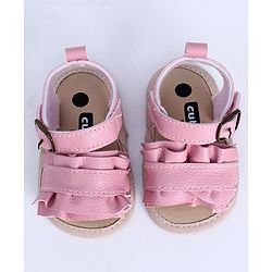 Cute Walk by Babyhug Sandals Style Booties - Pink