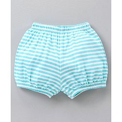 Babyhug Cotton Bloomers Striped & Printed Pack of 3 - Multicolour