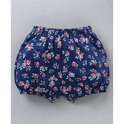 Babyhug Cotton Bloomers Striped & Printed Pack of 3 - Multicolour
