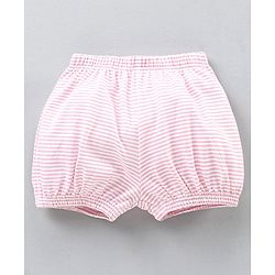 Babyhug Cotton Bloomers Striped & Printed Pack of 3 - Multicolour