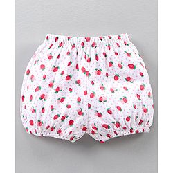 Babyhug Cotton Bloomers Polka Dot & Printed Pack of 3 - Multicolour