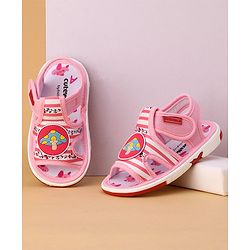 Cute Walk by Babyhug Sandals Mushroom Patch - Pink