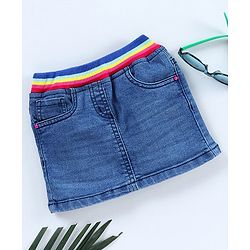 Babyhug Denim Skirt - Blue