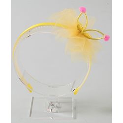 Babyhug Hair Band Bow Applique - Yellow
