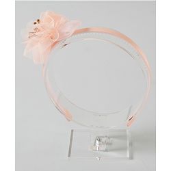 Babyhug Hair Band Crown Applique - Peach