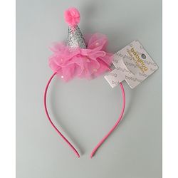 Babyhug Hair Band Hat Applique - Pink