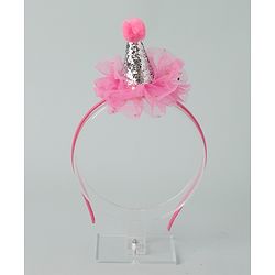 Babyhug Hair Band Hat Applique - Pink