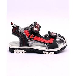 Cute Walk by Babyhug Sandals -  Black Red